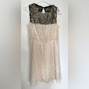 Sequin and lace party dress